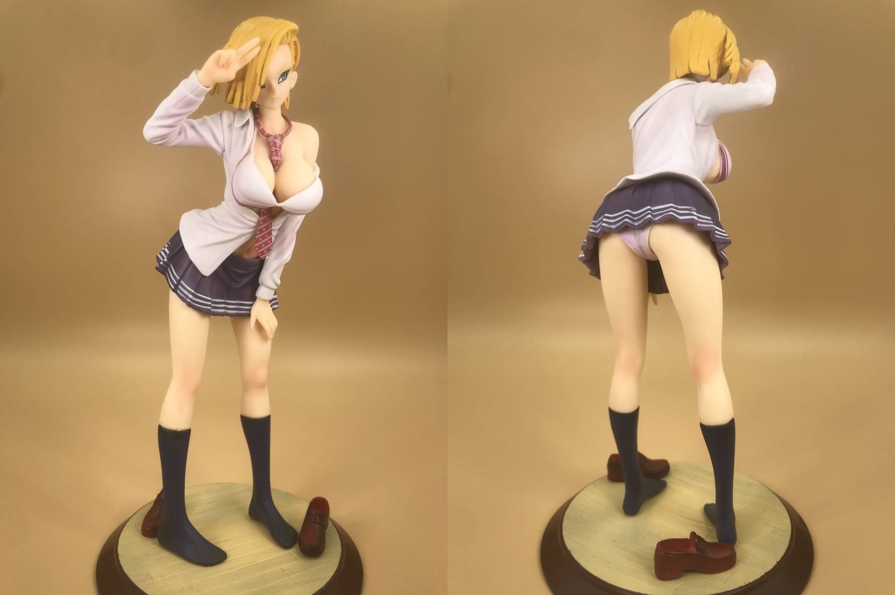 android 18 school girl