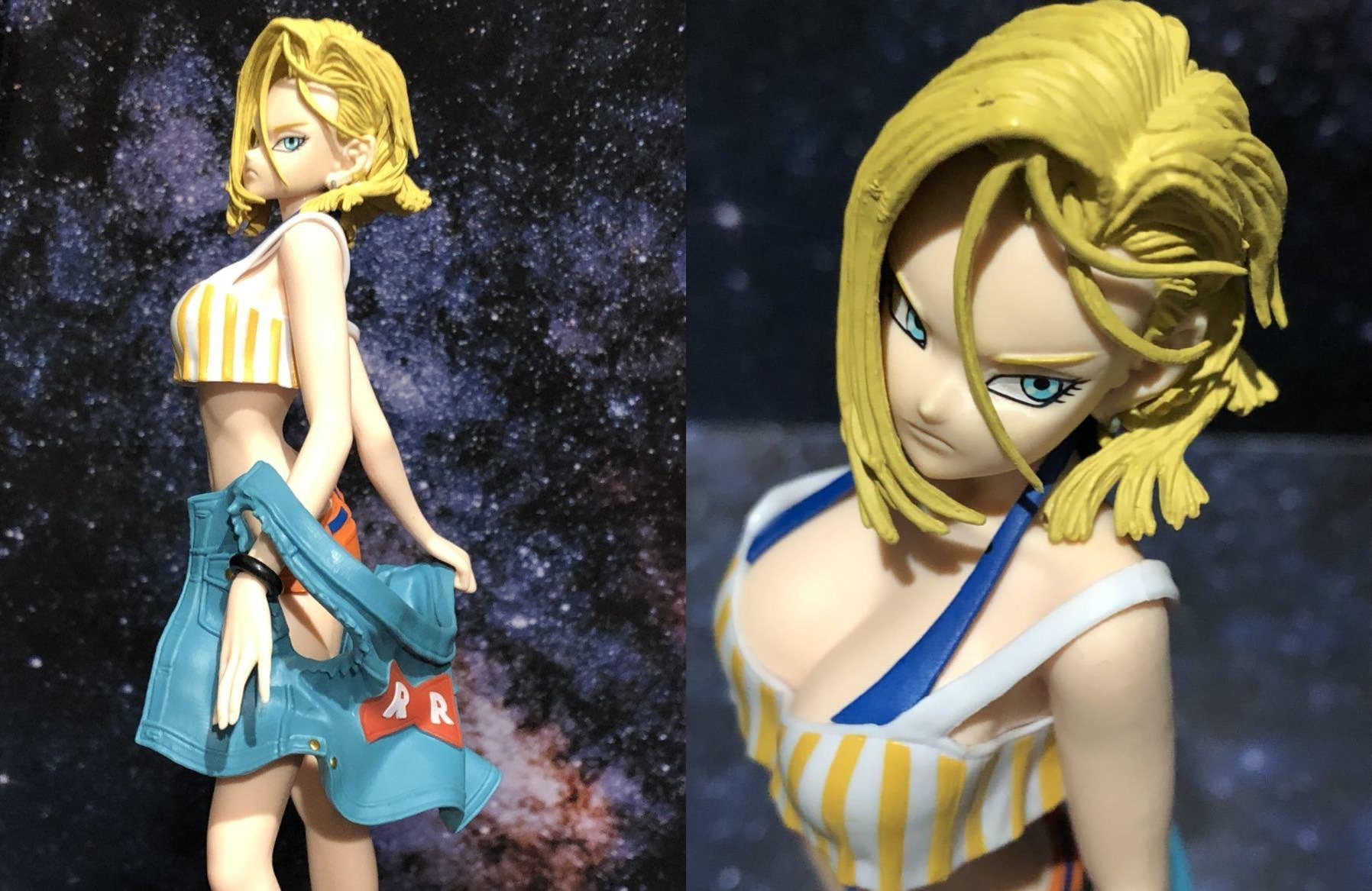 android 18 hot cleavage