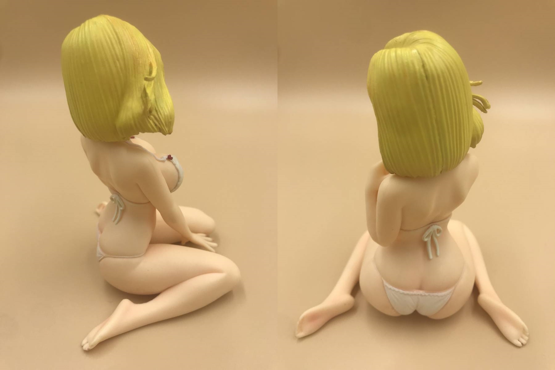 android 18 beach bikini