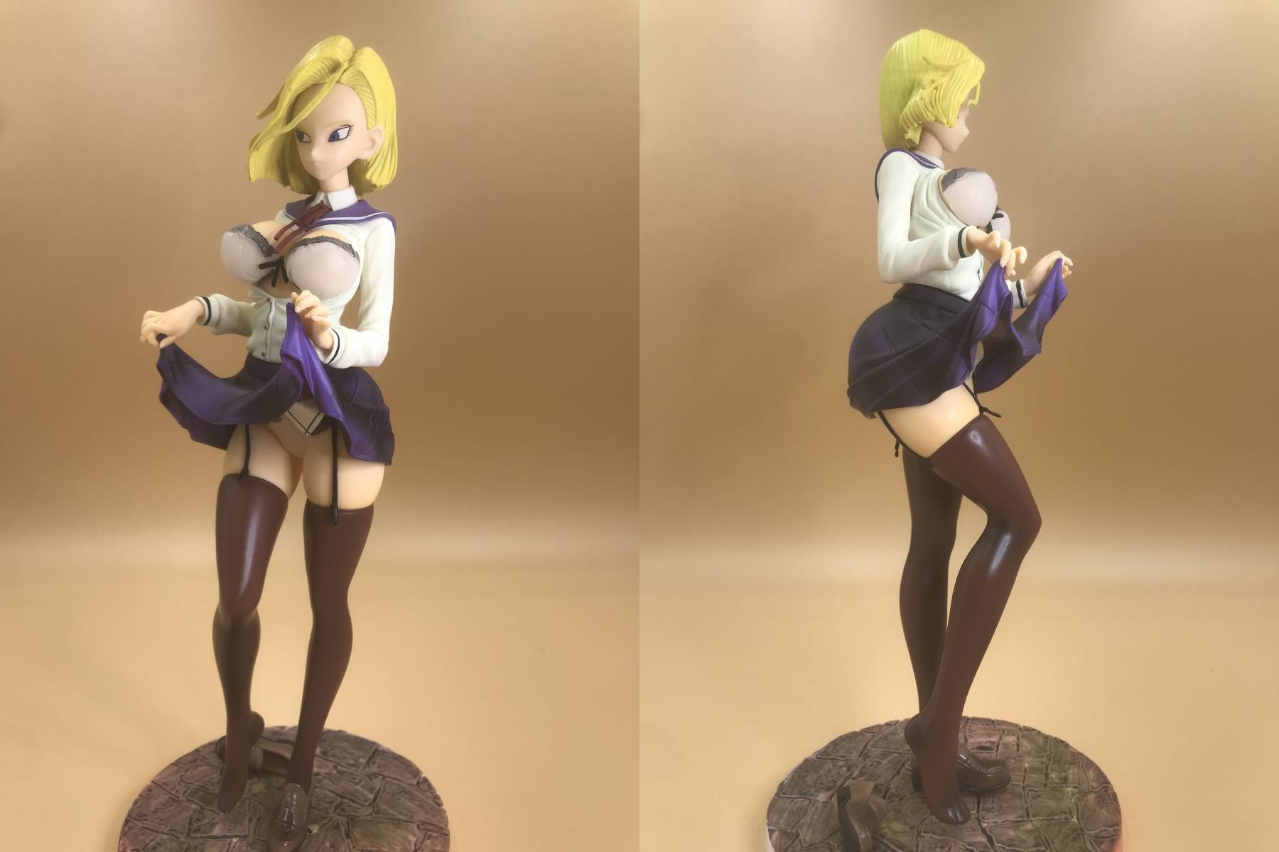 android 18 school girl